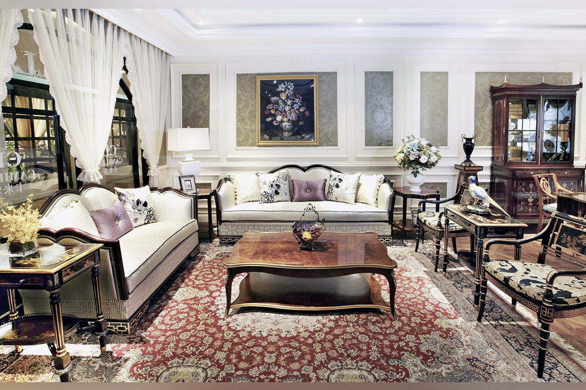 高檔歐式布藝沙發