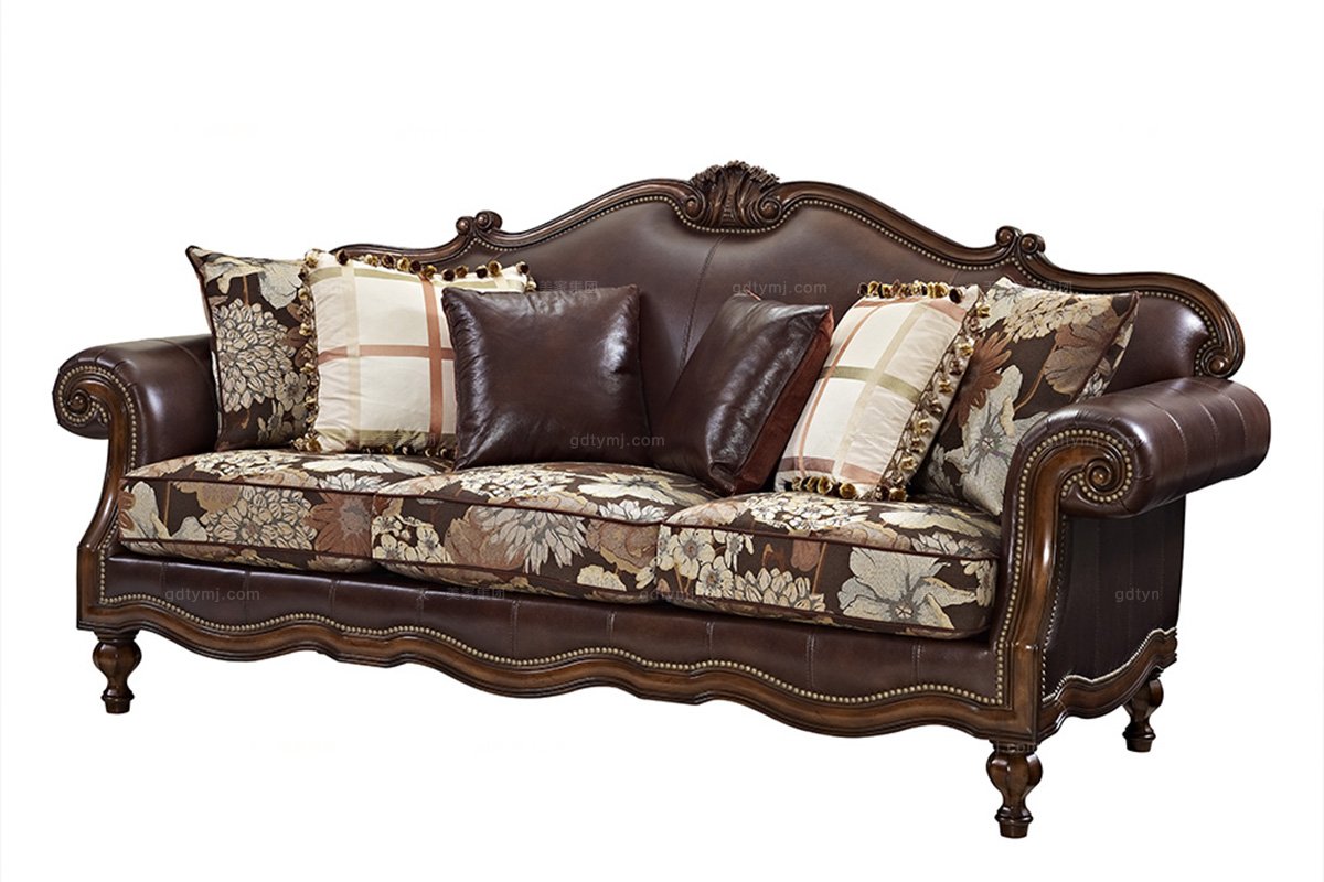 美式進口真皮沙發